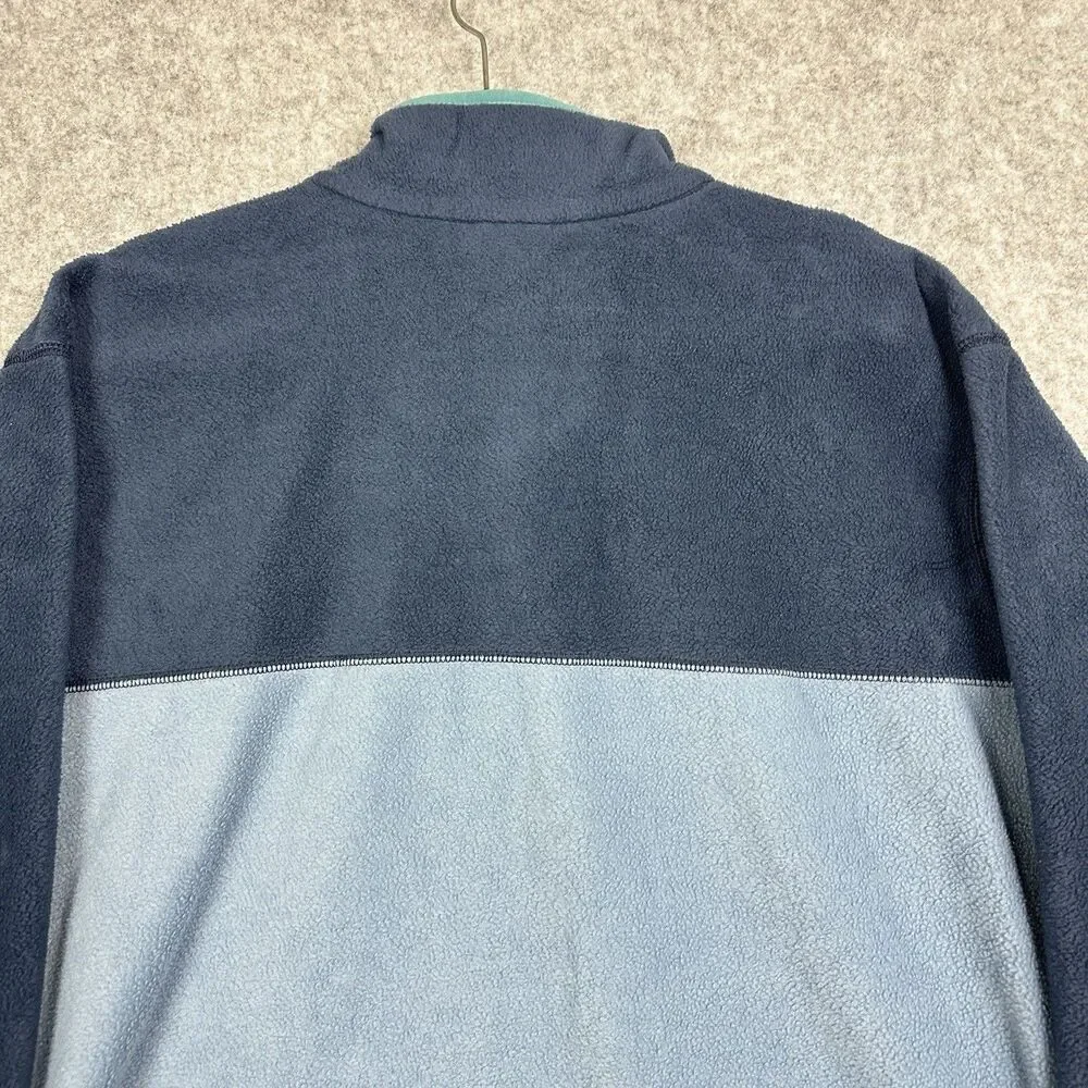Columbia Steens Mountain Half Snap Fleece Pullover Mens XXL Navy Blue Outdoor